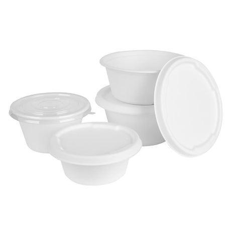 HW021 Fiesta Compostable Bagasse Bowl Base 400ml (Pack of 50)