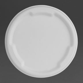 HW025 Fiesta Compostable Bagasse Lids for 400/500ml Bowl Bases (Pack of 50)