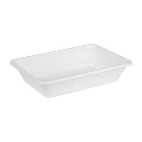 HW033 Fiesta Compostable Bagasse Food Container Bases 500ml (Pack of 100)