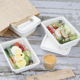 HW033 Fiesta Compostable Bagasse Food Container Bases 500ml (Pack of 100)