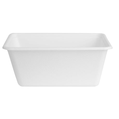 HW036 Fiesta Compostable Bagasse Food Container Bases 1000ml (Pack of 100)