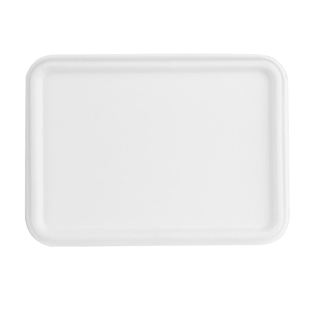 HW037 Fiesta Compostable Bagasse Lids for Bagasse Container Bases (Pack of 100)