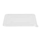 HW038 Fiesta Recyclable PET Lids for Bagasse Container Bases (Pack of 100)