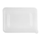 HW038 Fiesta Recyclable PET Lids for Bagasse Container Bases (Pack of 100)