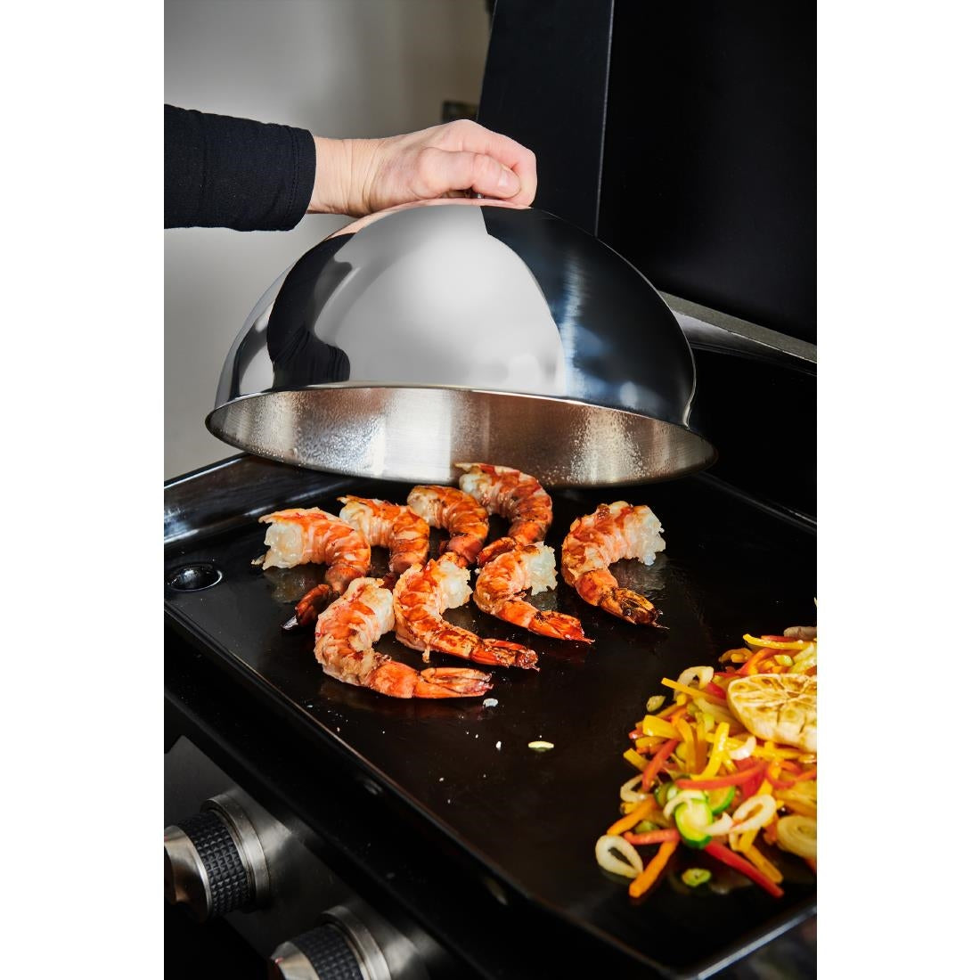 HW045 De Buyer Stainless Steel Cooking Dome 300mm