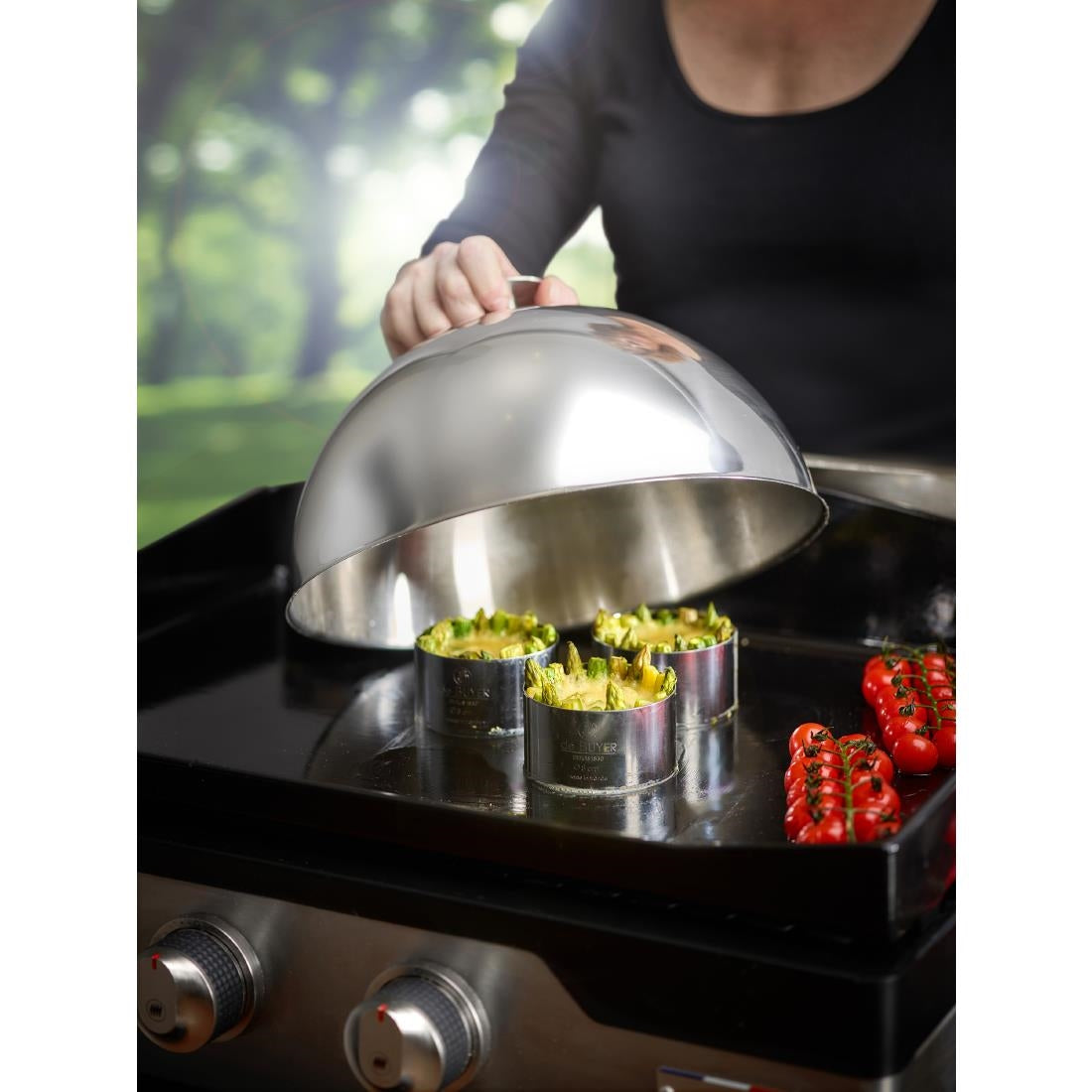 HW045 De Buyer Stainless Steel Cooking Dome 300mm