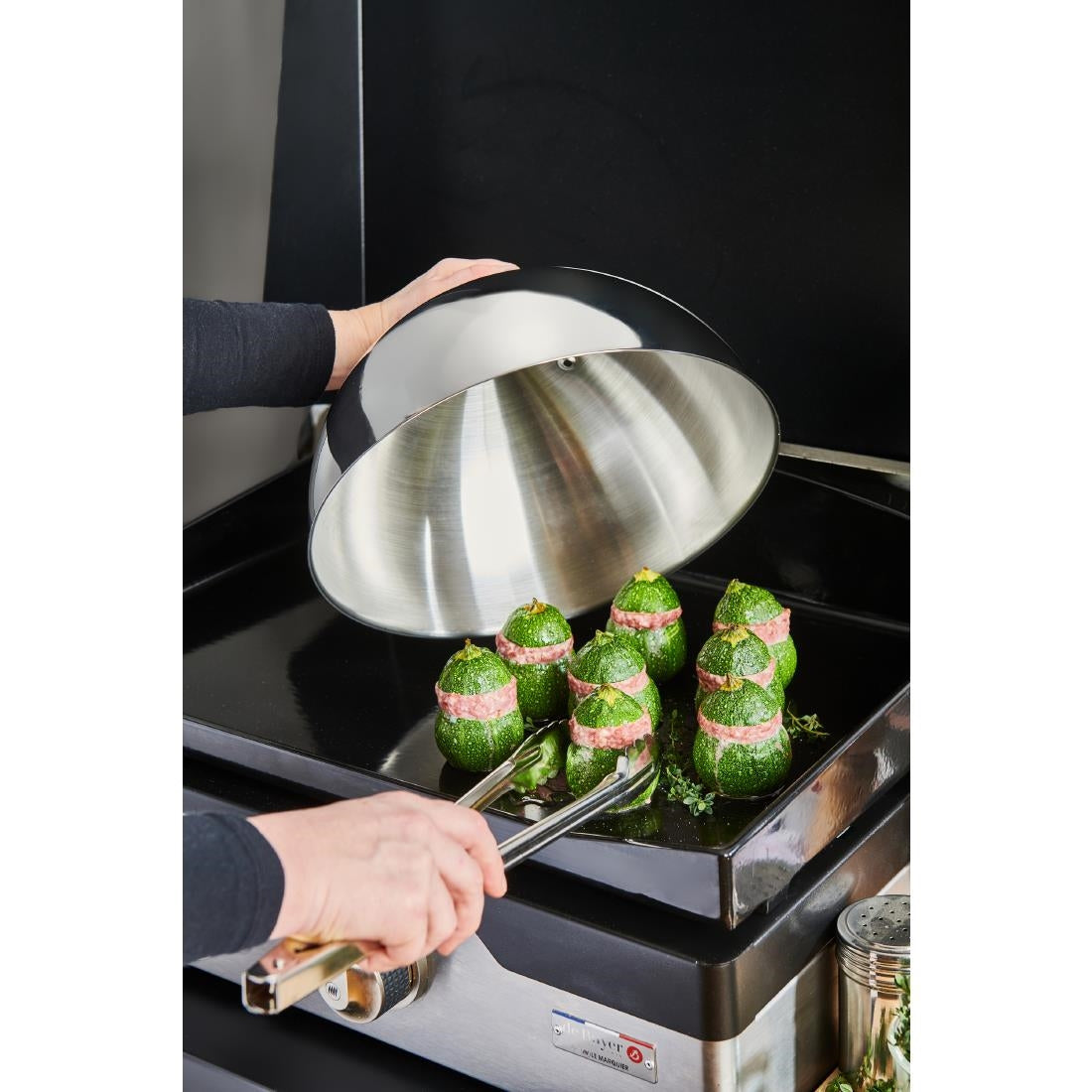 HW045 De Buyer Stainless Steel Cooking Dome 300mm