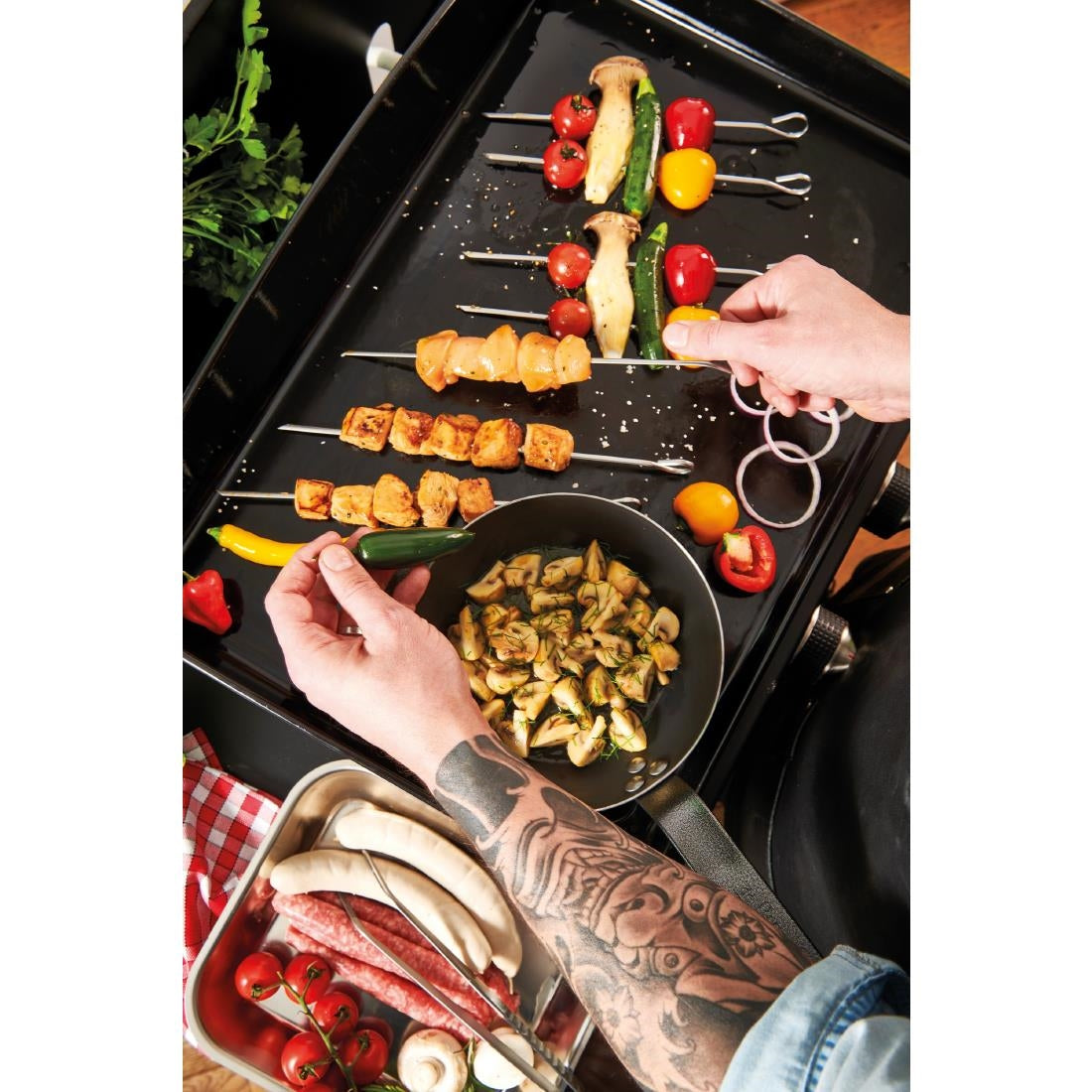 HW046 De Buyer Stainless Steel Skewers 250mm (Pack of 10)