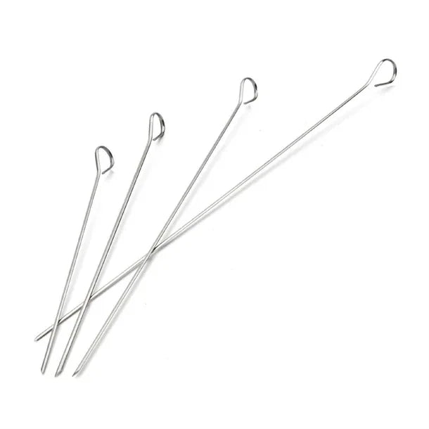 HW048 De Buyer Stainless Steel Skewers 350mm (Pack of 10)