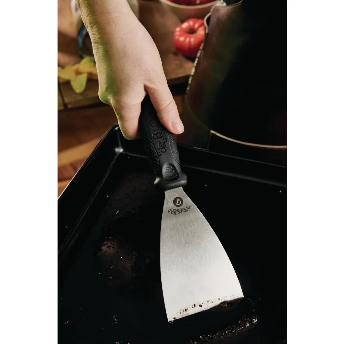 HW053 De Buyer Outdoor Grill Scraper 80mm