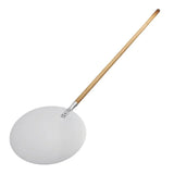 HW072 De Buyer Aluminium Pizza Peel Wooden Handle 400mm