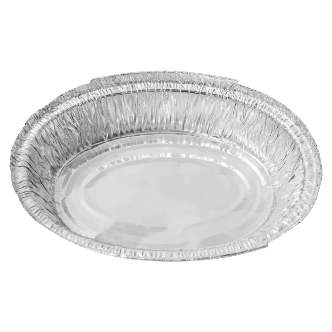 HW080 Fiesta Recyclable Foil Oval Containers 500ml (200 Pack)