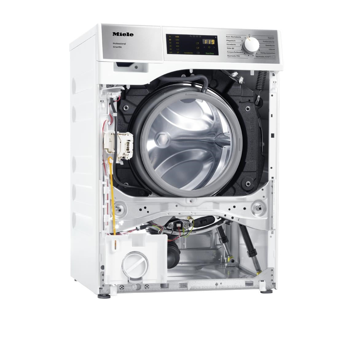 HW111 Miele Little Giant Washing Machine White 7kg with Drain Pump 5.5kW Three Phase PWM907