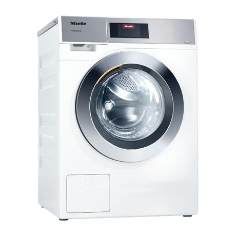 HW121 Miele Little Giant Washing Machine White 8kg with Gravity Drain 5.5kW Three Phase PWM908