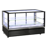 HW168 Roller Grill Heated Display Cabinet Black HD1200
