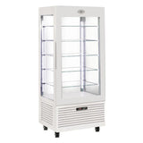 HW176 Roller Grill Bi-Temperature Display Cabinet White RDB800 - JD Catering Equipments Ltd