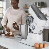 HW199 Kenwood Titanium Chef Baker Stand Mixer White XL KVL65.001WH