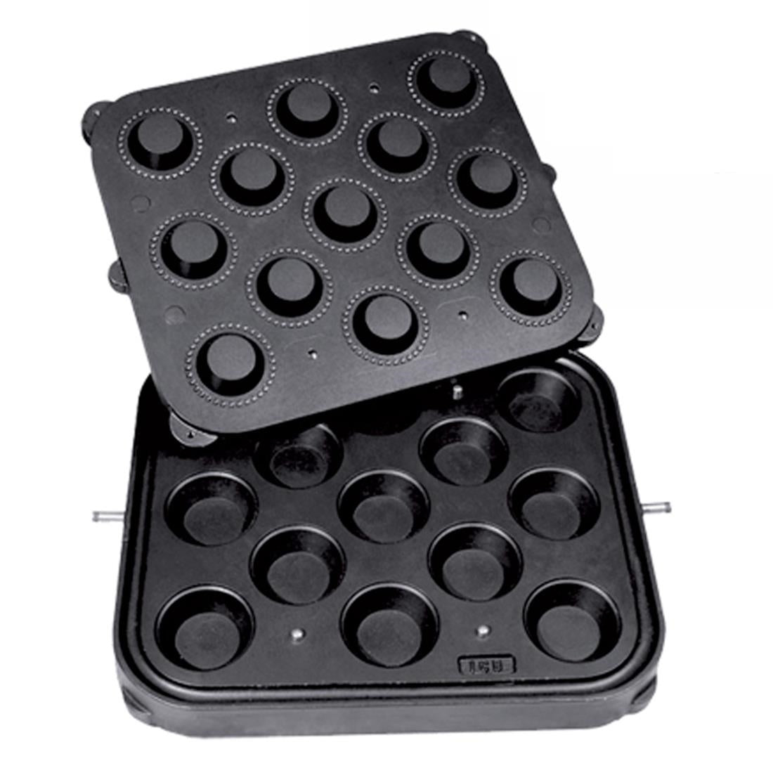 HW225 Cook-Matic Plates Big Round Festooned Removable Plates 13