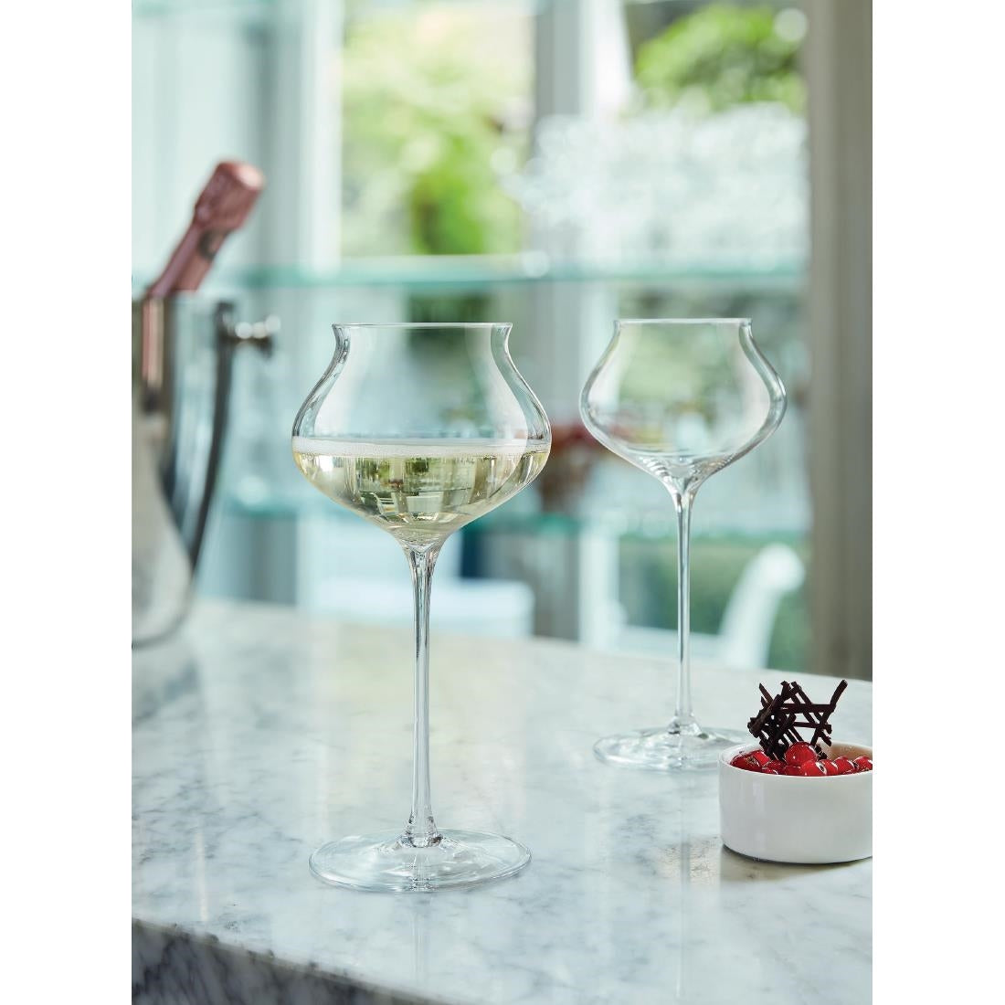HW243 Arcoroc Macaron Fascination Champagne Flutes 300ml (Pack of 24)