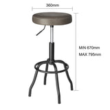 HW291 Bolero Brooklyn PU High Bar Stool - Mocha