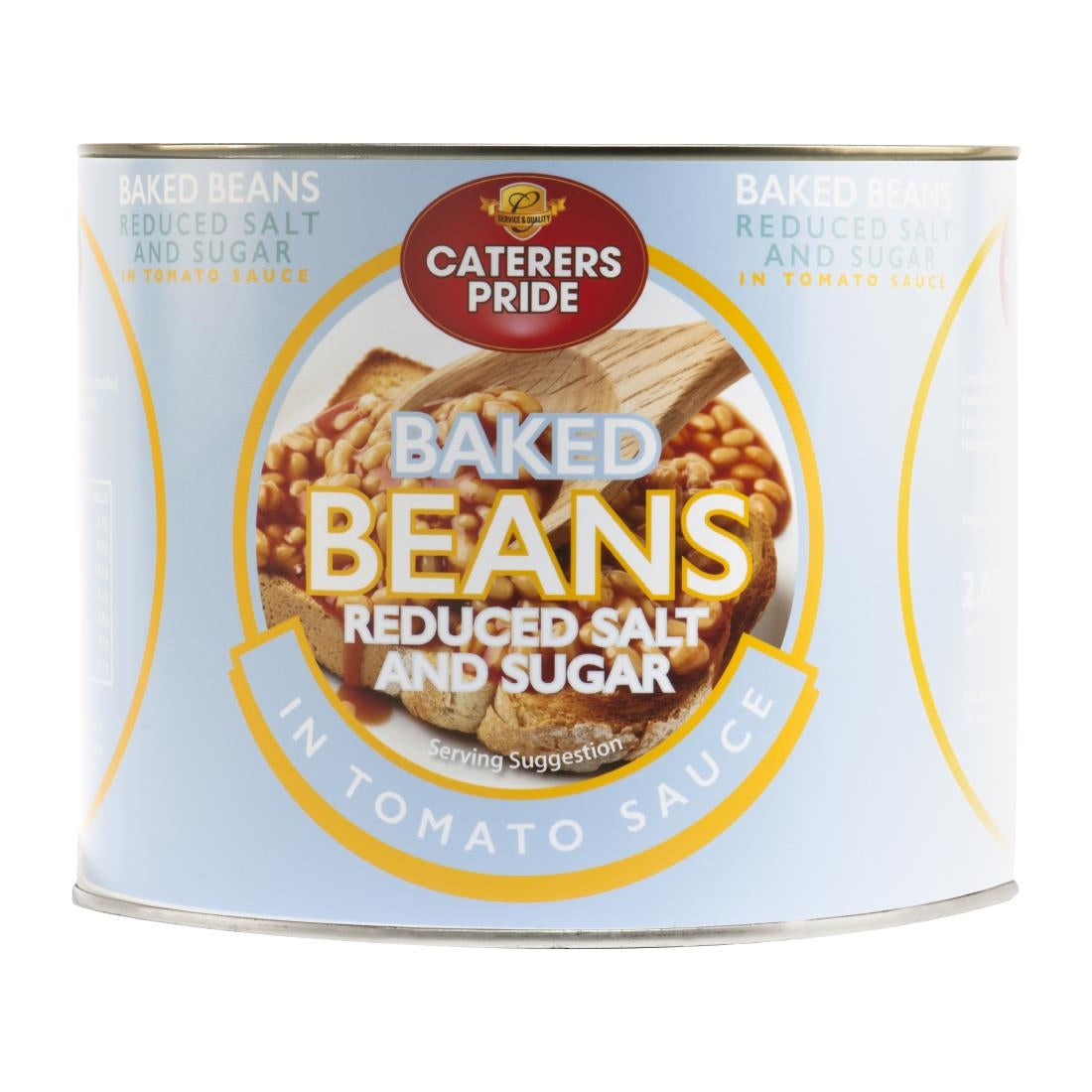 HW306 Caterers Pride Baked Beans Reduced Salt and Sugar 2.62kg