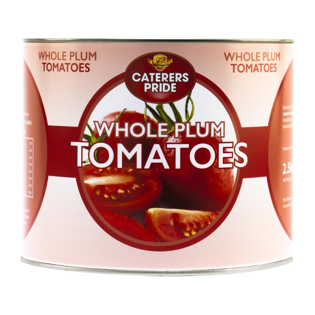 HW322 Caterers Pride Whole Plum Tomatoes 2.5kg