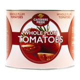 HW322 Caterers Pride Whole Plum Tomatoes 2.5kg - JD Catering Equipments Ltd