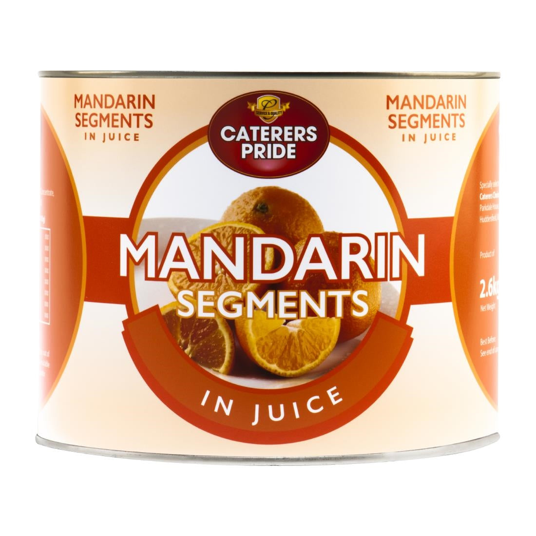 HW336 Caterers Pride Mandarin Segments in Juice 2.60kg