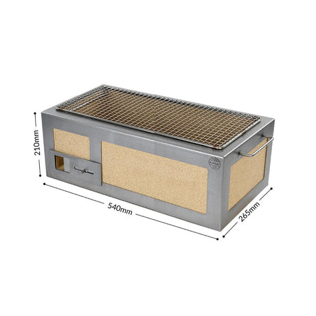 HW405 Kasai Medium Long Konro Grill Solid Plancha Edition SVT-16198