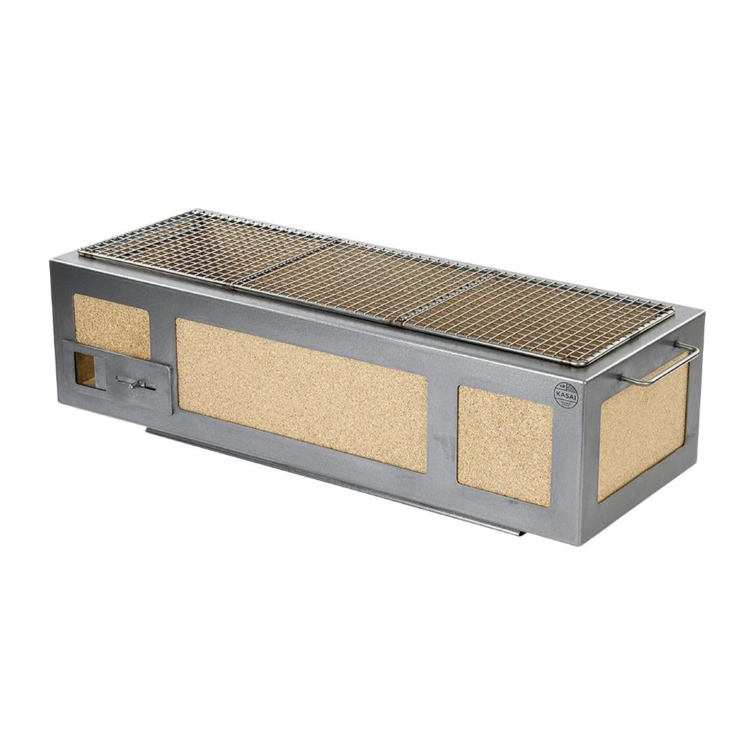 HW416 Kasai Long Konro Grill with Stainless Steel Frame SVT-16062