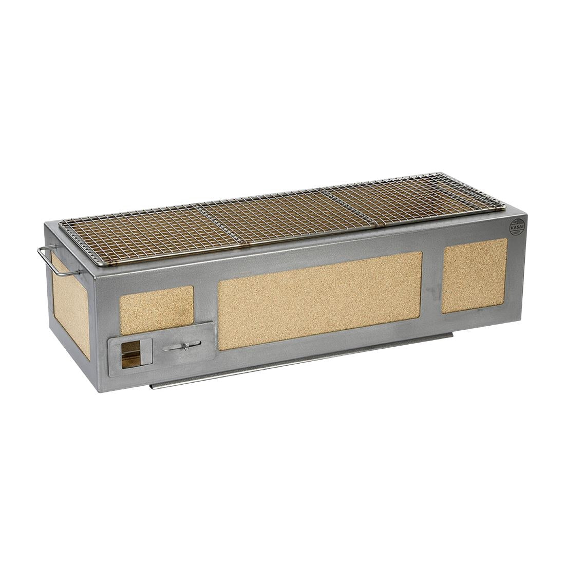 HW416 Kasai Long Konro Grill with Stainless Steel Frame SVT-16062