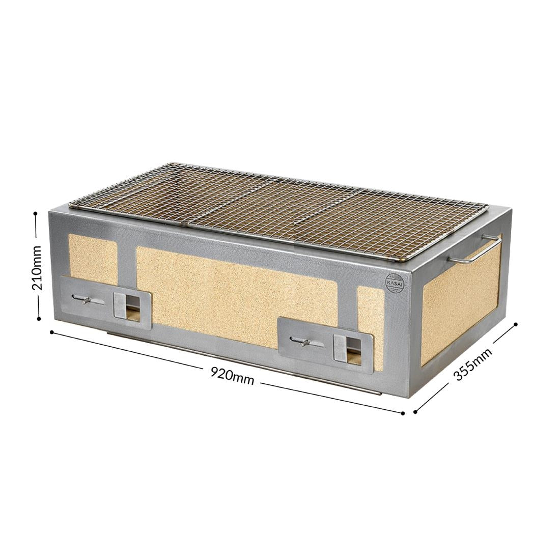 HW417 Kasai XL Konro Grill with Stainless Steel Frame SVT-16132