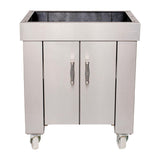 HW481 Bertha X & X+ Stand with Doors for Charcoal Oven BER-16003