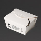 HW501 Notpla Small Takeaway Boxes White 800ml (Pack of 500)