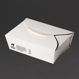 HW503 Notpla Large Takeaway Boxes 1750ml - White (Pack of 220)