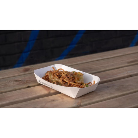 HW507 Notpla Rectangular Trays - White (Pack of 400)