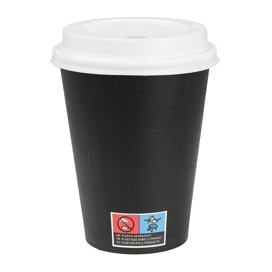 HW635 - Nisbets Essentials Hot Cups and Lids Pack 12oz (300 Pack)