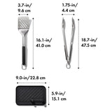 HW664 Oxo GG Grilling Set- Turner, Tongs and Tool Rest (Pack 3)