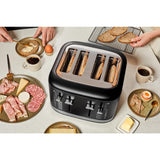 HW787 KitchenAid 4 Slot Manual Toaster Matte Black