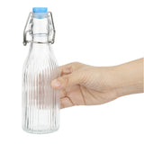 HW795 Olympia Ridged Swing Top Water Bottles 200ml (Pack of 6)