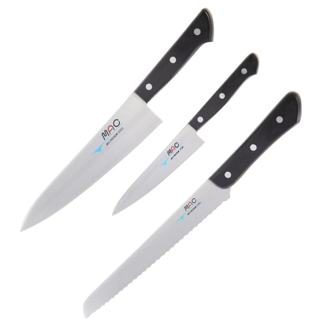 HW842 Mac Chef Series Knife Set CHEF-33 (Set of 3)