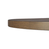 HW853 - Bolero Complete Table Round Dark Wood Effect 600mm