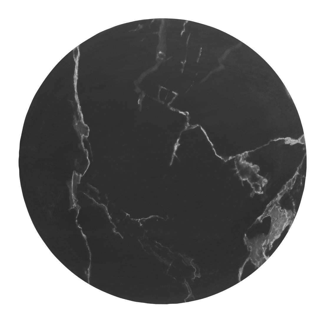 HW854 - Bolero Complete Table Round Black Stone Effect 600mm