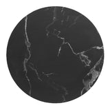 HW854 - Bolero Complete Table Round Black Stone Effect 600mm