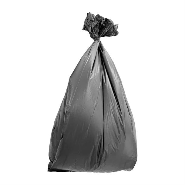 HW856 Jantex Heavy Duty Bin Bags Black 160Ltr (100 Pack)