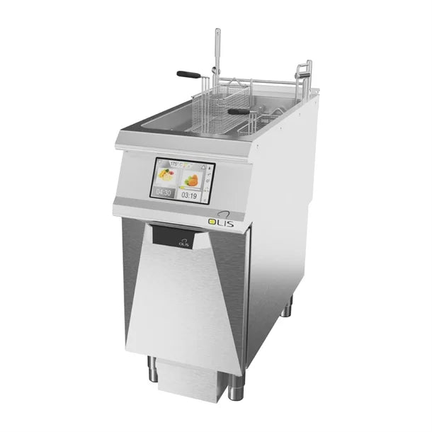 HW888 Olis Evo Electric Floor Standing Fryer Single Tank 22Ltr