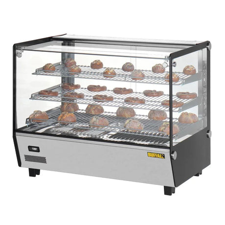 HW924 Buffalo Square Countertop Heated Display Merchandiser 160Ltr
