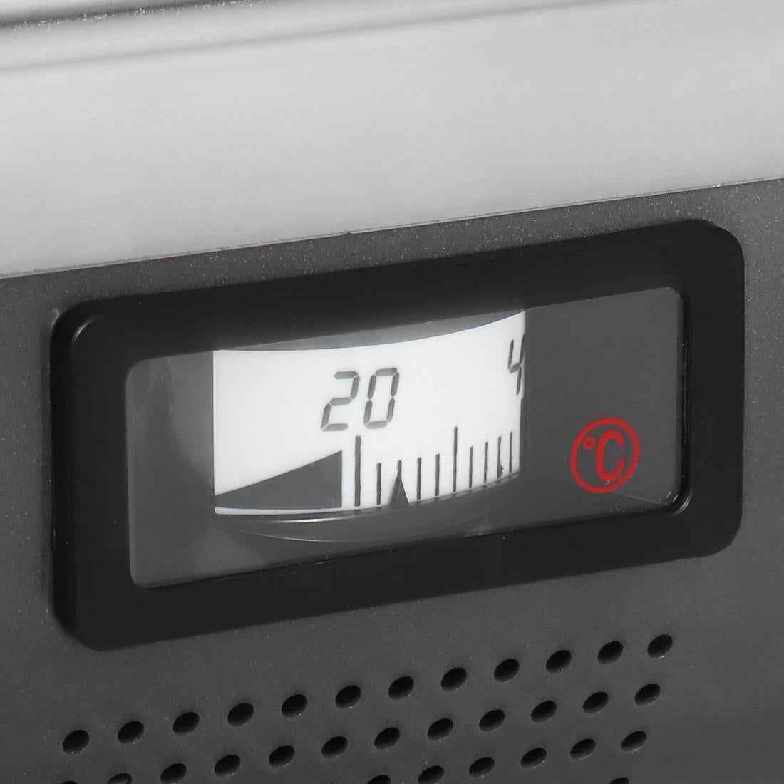 HW928 Buffalo Front and Rear Door Heated Merchandiser 136Ltr
