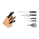 HW975 Wusthof 6 Piece Gourmet Knife Block