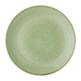 HX003 Churchill Stonecast Sorrel Green Coupe Plates 170mm (Pack of 12) - JD Catering Equipments Ltd